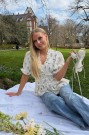 ARIEL IC BLOUSE FLOWER thumbnail