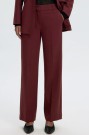 SLWRITA WIDE PANT TAWNY PORT  thumbnail