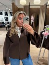 VIJUICE CARDIGAN COFFEE BEAN thumbnail