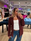 SLWRITA CLASSIC BLAZER TAWNY PORT  thumbnail