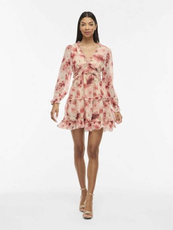 VIEMSA DRESS RED ROSE 