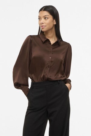 VIENNA BLOUSE COFFEE BEAN