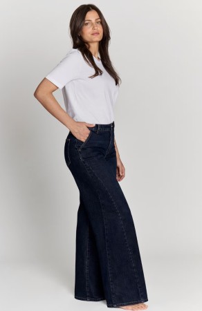 SISSI JEANS 30 LENGDE DARK BLUE